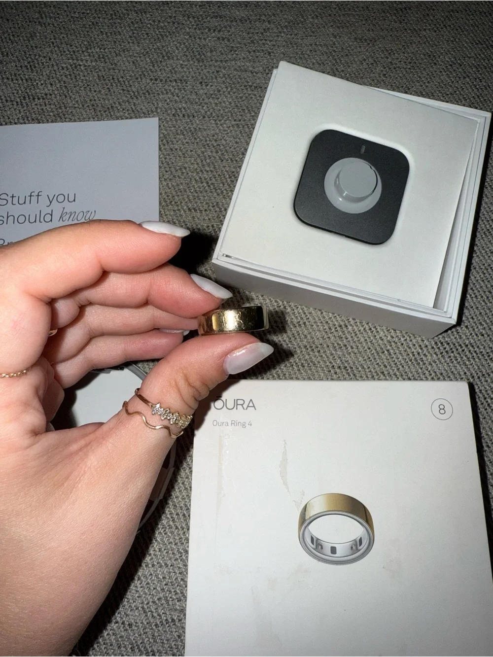 GoldOura Ring 4 Size 8